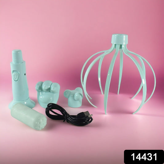 Electric scalp massager