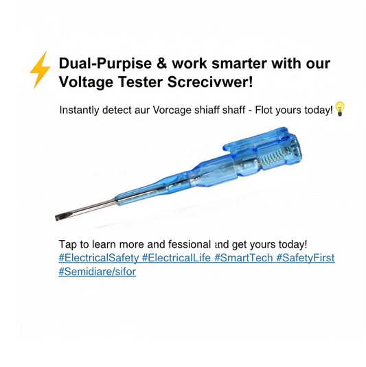 Metal Linemen Tester Screwdriver