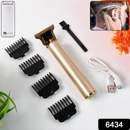 Men’s Hair Trimmer & Beard Clipper with 4 Adjustable Blades & Cleaning Brush