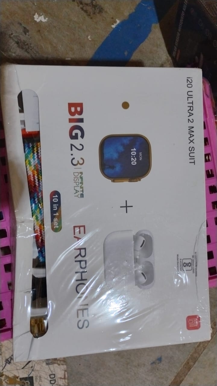 10 in 1 Set Ultra 2 Smart Bluetooth Smart watch + Earphones with Seven Straps