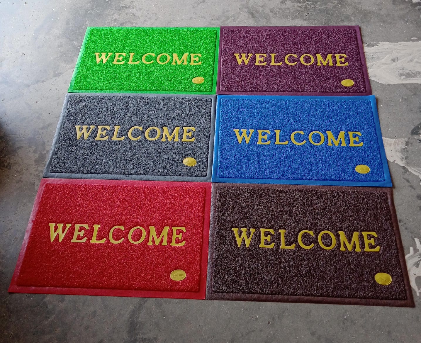 Welcome Door Mat for Home Entrance Outdoor Mat For Bedroom, Living Room (23x15 Inch)