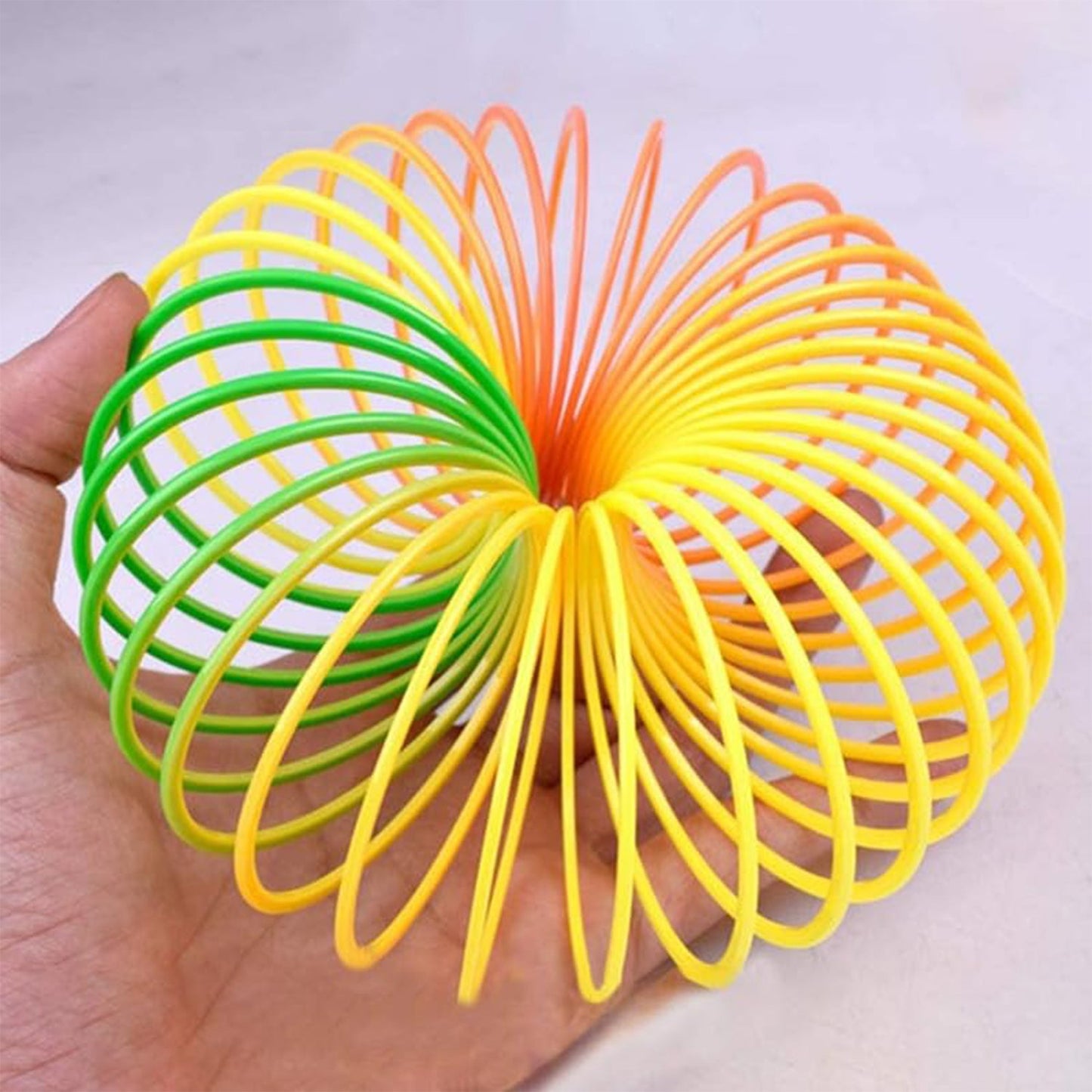 Rainbow Slinky Spring Toy – Compact Fun Toy for Kids & Adults, Gift-Friendly