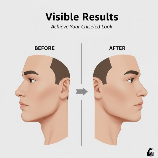 Dark Blue Mouth Exerciser – Fast Jaw Sculpting & Chisel Trainer