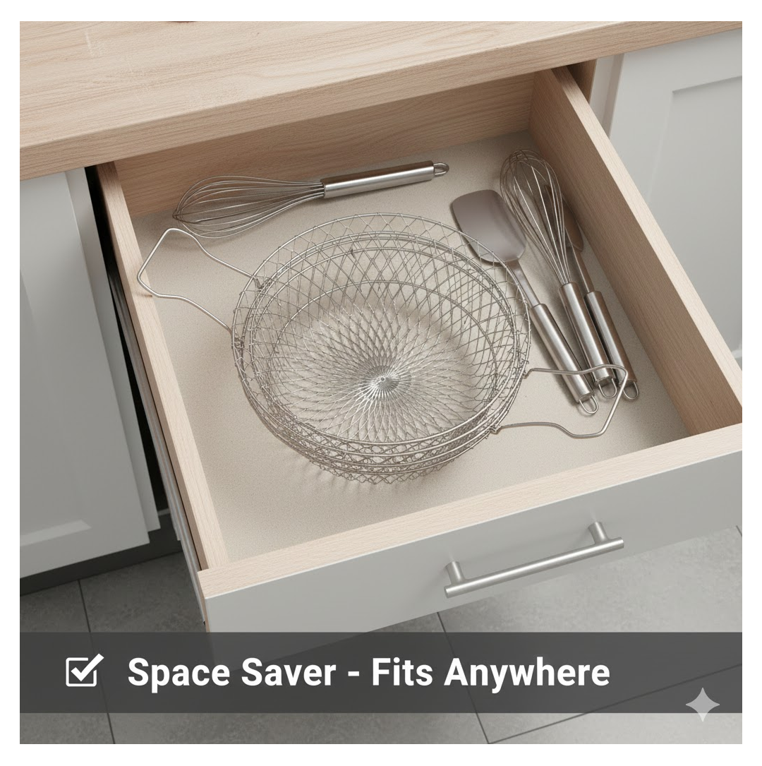 Foldable Strainer Chef Basket