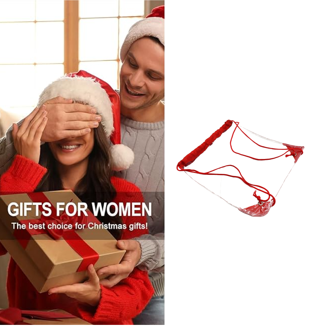 Transparent Waterproof Plastic Stadium Bag – Gym, Travel & Sports