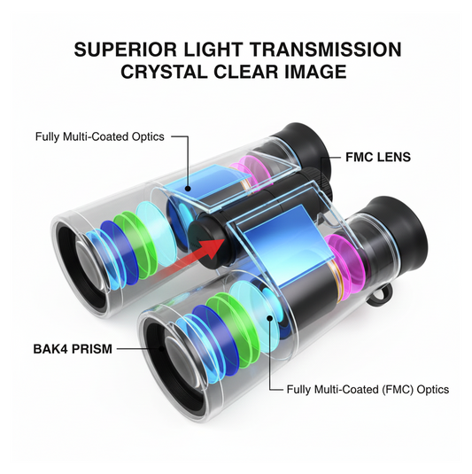 Learning Toy Binoculars, Binoculars for Hunting Trips (6x35 MM / 1 Pc)