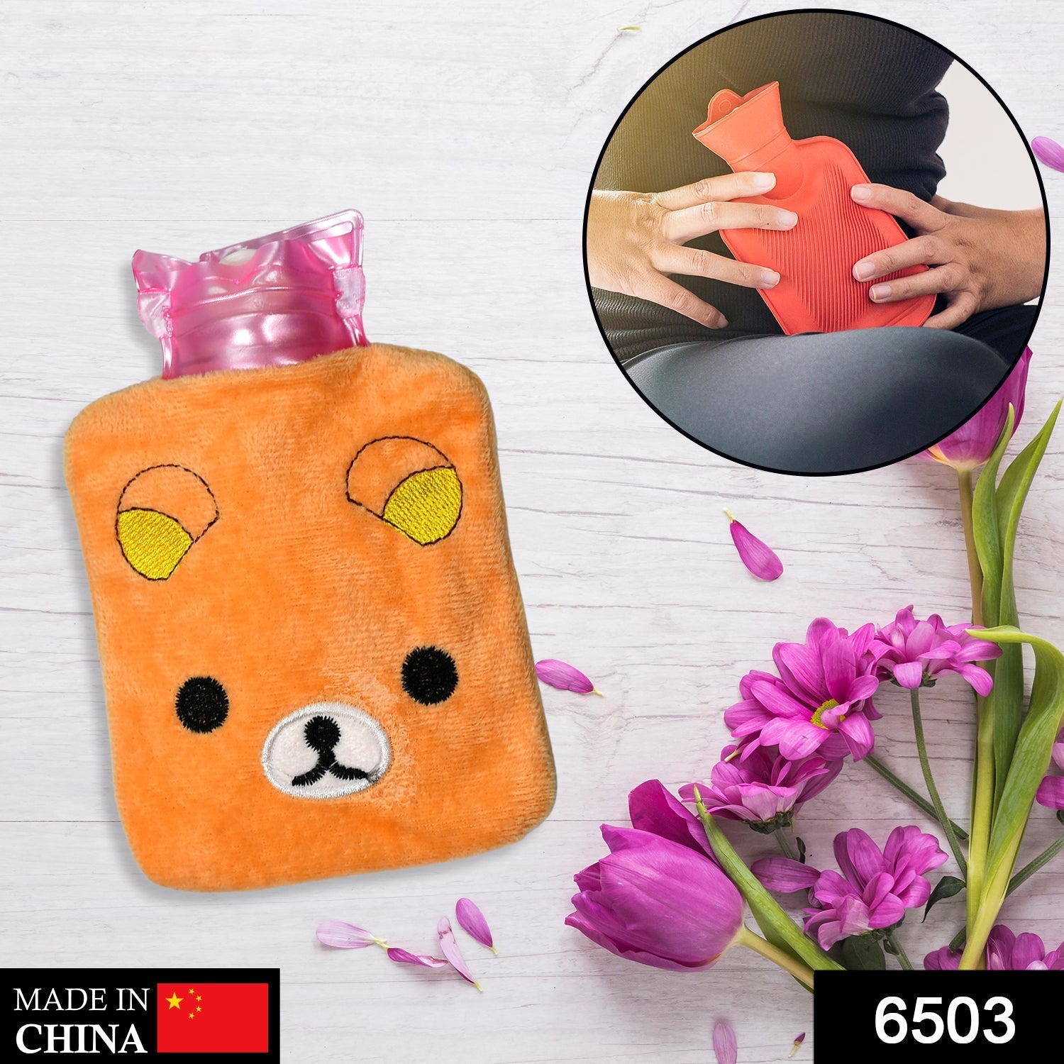 Panda design hot water bag