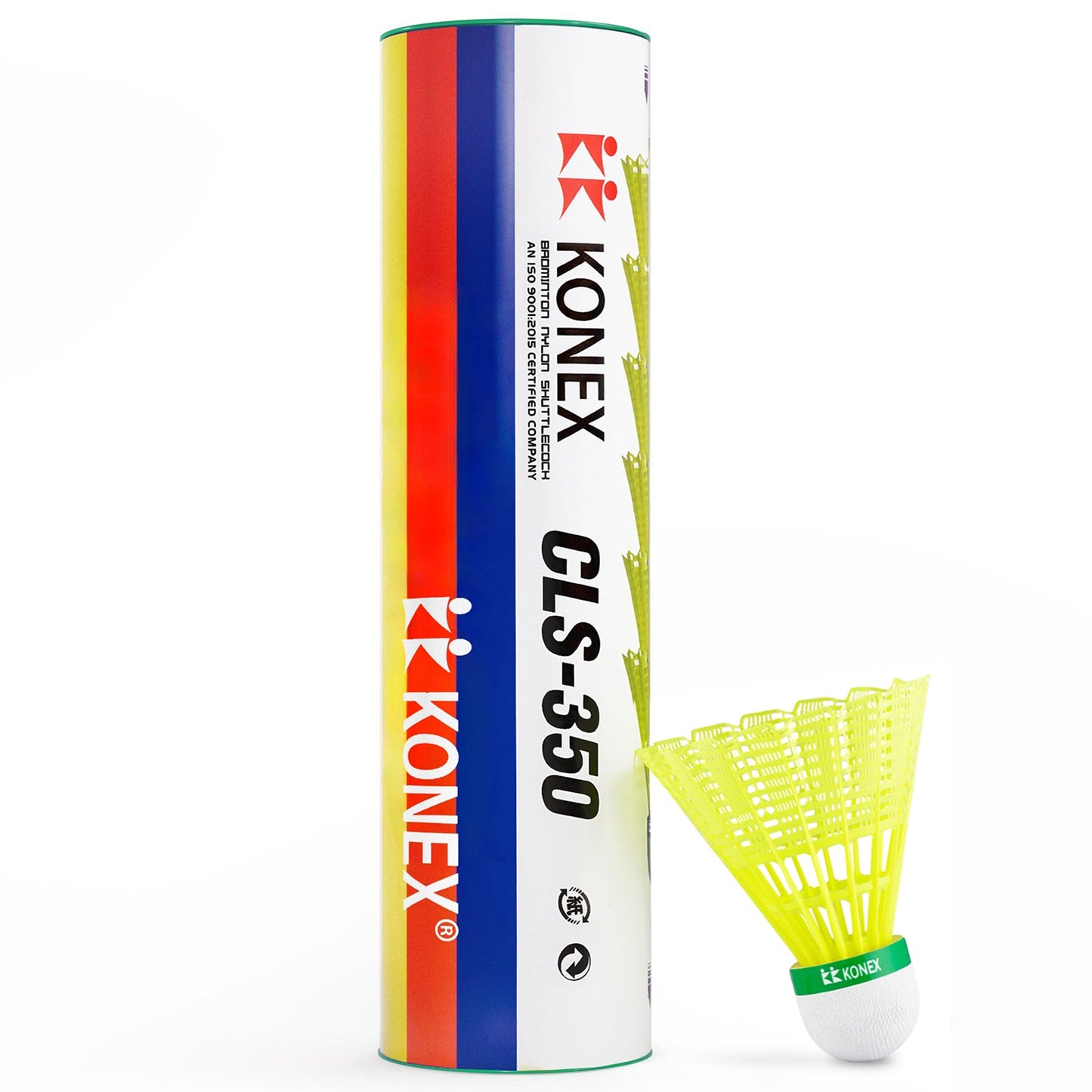 Konex Durable Plastic Shuttlecock (6 Pcs Set)