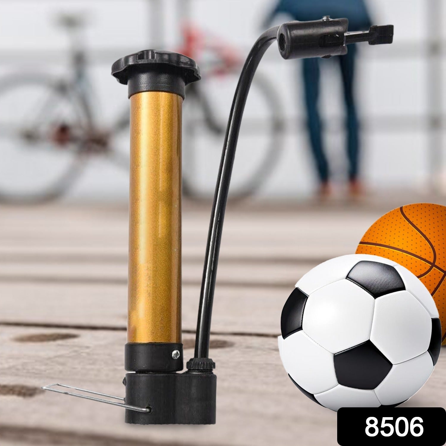 Mini air pump for cycle and balls