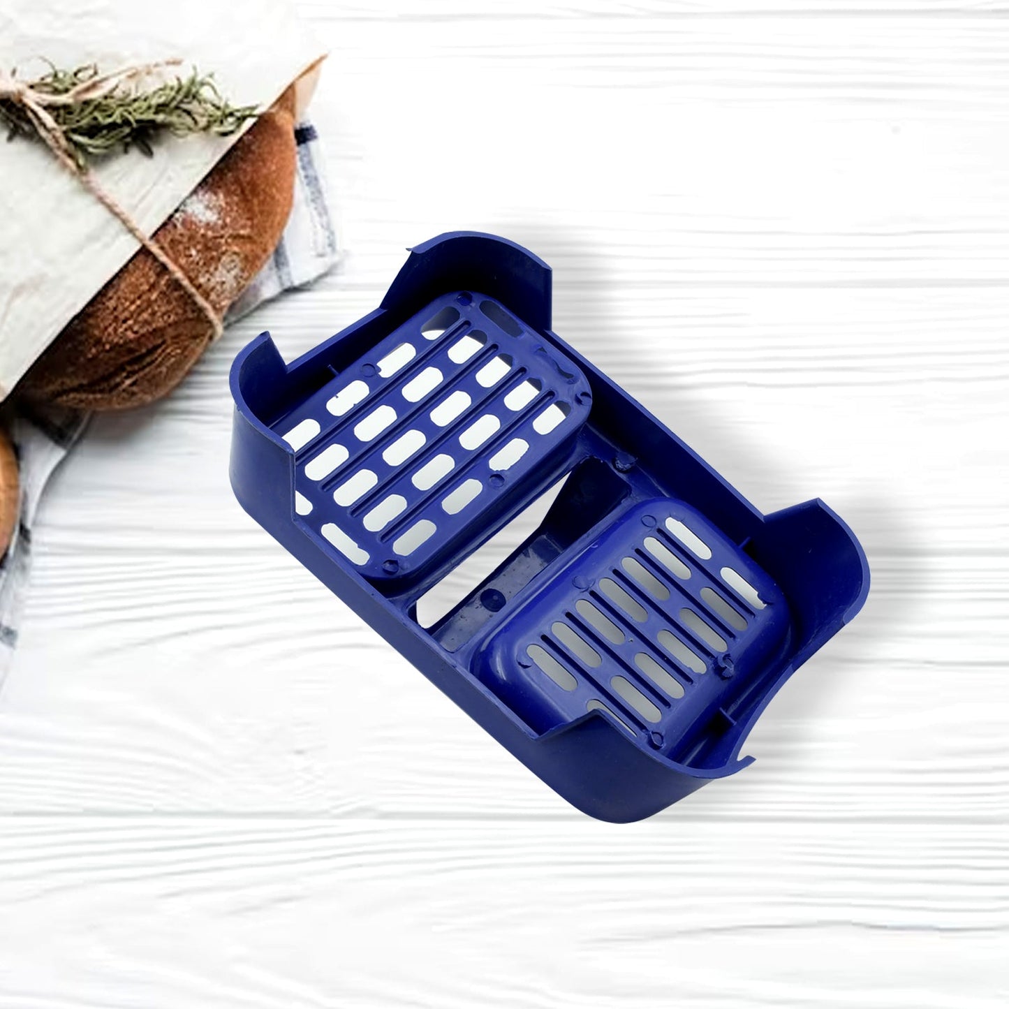 2in1 Plastic Soap Case, Dual Section Soap Holder (1 Pc / Multicolor)